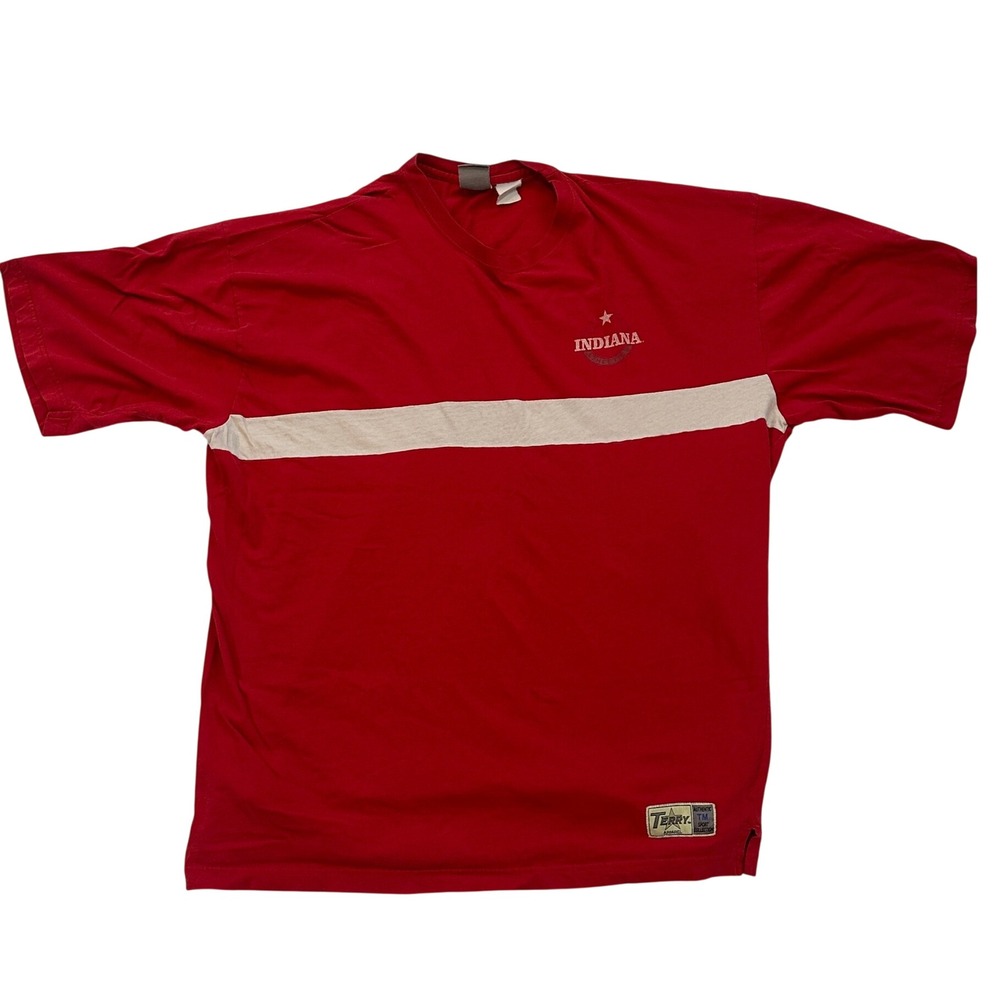 Vintage Terry Apparel Indiana Fuddruckers Red Graphic T-Shirt 32x25
